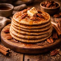 Buckwheat Cinnamon Pancakes