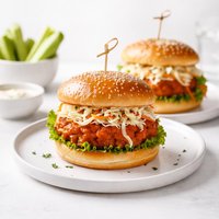 Buffalo Chicken Burgers