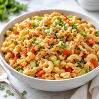 Buffalo Chicken Macaroni Salad Weight Watcher Friendly