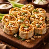 Buffalo Chicken Pinwheels