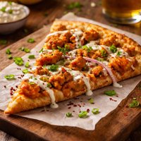 Buffalo Chicken Pizza Slice