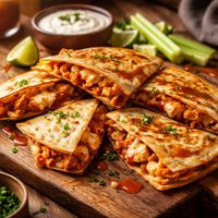 Buffalo Chicken Quesadillas