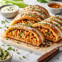 Buffalo Chicken Stromboli