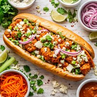 Buffalo Chicken Supper in a Sub