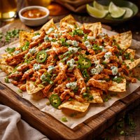 Buffalo Style Chicken Nachos Recipe