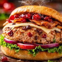 Build Your Own Canadian Cranberry and Herb Turkey Burgers