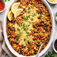 Bulgur and Ground Beef Casserole