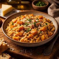 Bulgur Risotto with Pumpkin