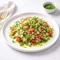 Bulgur Salad with Green Onion Vinaigrette
