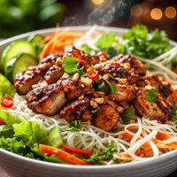 Bun Ga Nuong Grilled Chicken and Vermicelli Salad