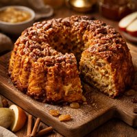 Bundt Applesauce Noodle Kugel