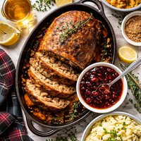 Burns Night Baked Highland Haggis with Whisky Cumberland Sauce