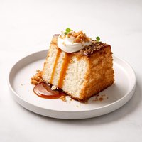 Burnt Sugar Angel Food Cake