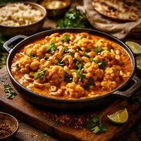 Butter Chicken or Cauliflower with Cashews