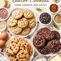 Butter Cookies Three Cookies in One Dough