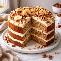 Butter Pecan Banana Cake