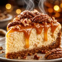 Butter Pecan Caramel Cheesecake
