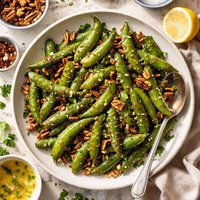 Butter Pecan Sugar Snap Peas