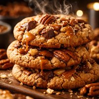 Butter Pecan Turtle Cookies