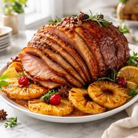 Butter Rum Ham and Pineapple