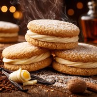 Butter Rum Sandwich Cookies