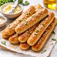 Buttered Oat Breadsticks