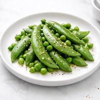 Buttered Sugar Snaps and Green Peas