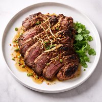 Butterfied Leg of Lamb with Ginger