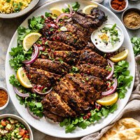 Butterflied Leg of Lamb Masala