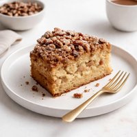 Buttermilk Apple Coffee Cake with Pecans