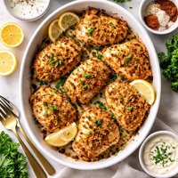 Buttermilk Baked Chicken with Panko Spices