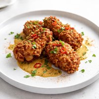 Buttermilk Fried Chicken with a Curry Flair