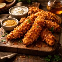 Buttermilk Honey Fried Chicken Fingers
