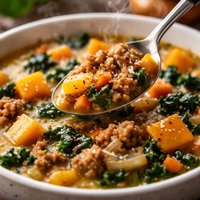 Butternut Squash and Italian Sausage Soup