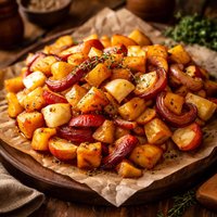 Butternut Squash Apple and Onion Medley