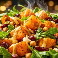 Butternut Squash Salad with Curry Dressing