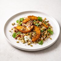 Butternut Squash with Cumin Couscous