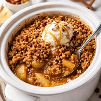 Butterscotch Apple Crisp Crock Pot