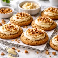 Butterscotch Cookies with Burnt Butter Icing