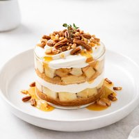 Butterscotch Pear Trifle with Pecans