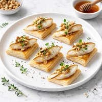 Buttery Brie and Pear Bites