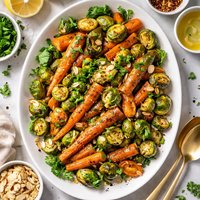 Buttery Carrots and Brussel Sprouts