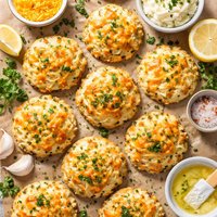 Buttery Garlic and Sharp Cheddar Biscuits Low Carb
