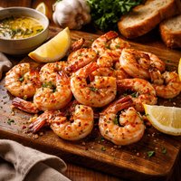 Buttery Grilled Shrimp