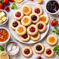 Buttery Jam Cookies