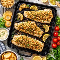 Buttery Ritz Haddock on the Grill