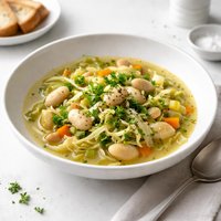 Cabbage and Butter Bean Soup