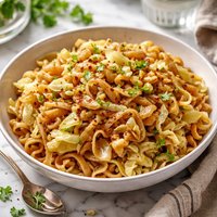 Cabbage and Noodles Healthy Version