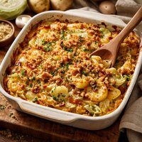 Cabbage and Yukon Gold Potato Casserole