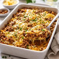 Cabbage Burger Casserole